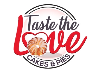 Taste the Love Cakes & Pies logo design by Suvendu