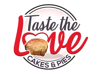 Taste the Love Cakes & Pies logo design by Suvendu