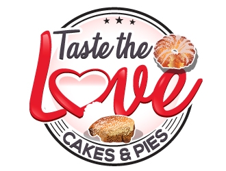 Taste the Love Cakes & Pies logo design by Suvendu