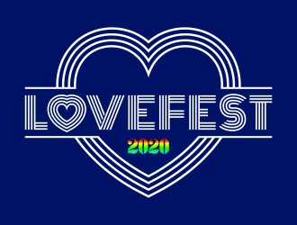 LOVEFEST2020 logo design by aura