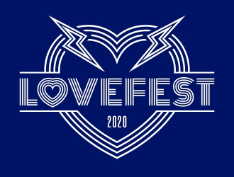 LOVEFEST2020 logo design by aura