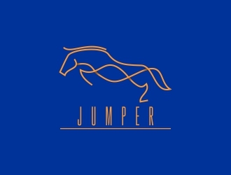 Jumper logo design by madjuberkarya