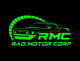 Rad Motor Corp; RMC logo design by beejo