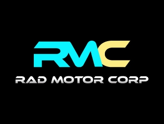 Rad Motor Corp; RMC logo design by twomindz
