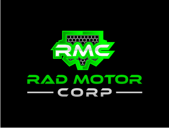 Rad Motor Corp; RMC logo design by Garmos