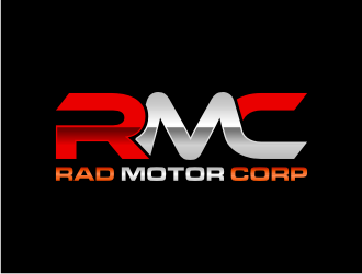 Rad Motor Corp; RMC logo design by johana