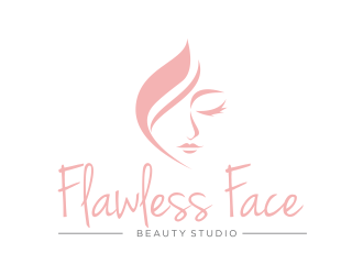 Flawless Face Beauty Studio logo design by scolessi