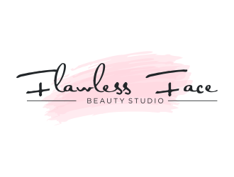 Flawless Face Beauty Studio logo design by scolessi