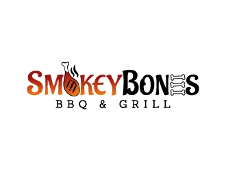 Smokey Bones BBQ & Grill  logo design by jaize