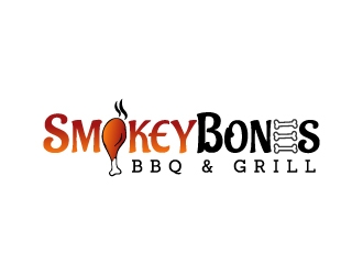 Smokey Bones BBQ & Grill  logo design by jaize