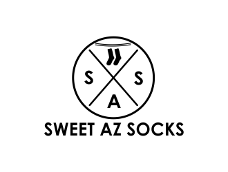 Sweet Az Socks  logo design by sikas