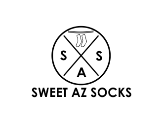 Sweet Az Socks  logo design by sikas