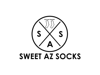 Sweet Az Socks  logo design by sikas