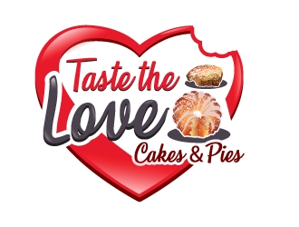 Taste the Love Cakes & Pies logo design by Suvendu