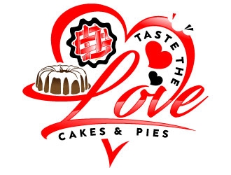 Taste the Love Cakes & Pies logo design by Suvendu