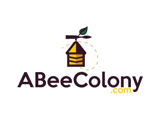 ABeeColony.com logo design by AamirKhan