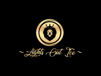 Lights Out Ice logo design by hopee