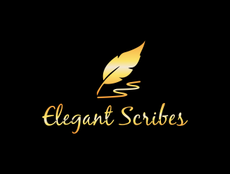 Elegant Scribes logo design by kaylee
