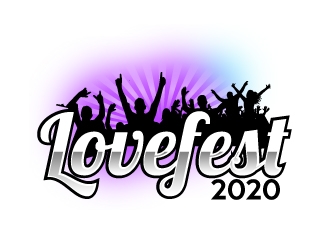 LOVEFEST2020 logo design by AamirKhan