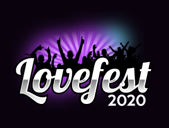 LOVEFEST2020 logo design by AamirKhan