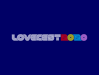 LOVEFEST2020 logo design by ekitessar