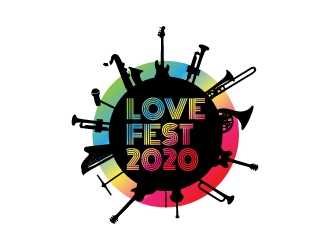 LOVEFEST2020 logo design by Erasedink