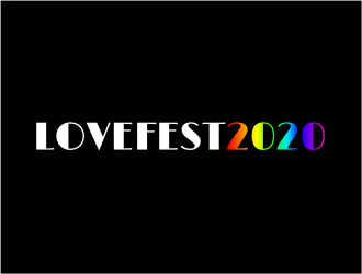 LOVEFEST2020 logo design by evdesign