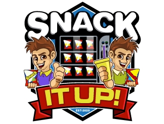SNACK IT UP! logo design by Suvendu