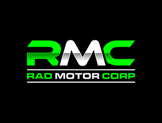 Rad Motor Corp; RMC logo design by alby