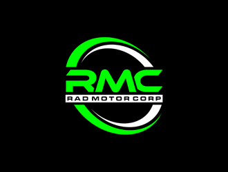 Rad Motor Corp; RMC logo design by alby