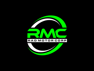 Rad Motor Corp; RMC logo design by alby