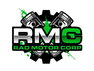 Rad Motor Corp; RMC logo design by AamirKhan