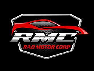 Rad Motor Corp; RMC logo design by 3Dlogos
