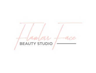 Flawless Face Beauty Studio logo design by rief