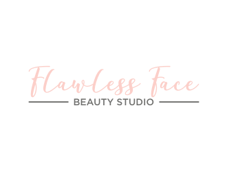 Flawless Face Beauty Studio logo design by rief