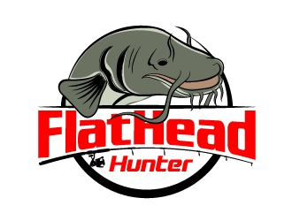FlatHead Hunter logo design by ozenkgraphic