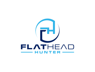 FlatHead Hunter logo design by checx