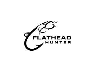 FlatHead Hunter logo design by Franky.