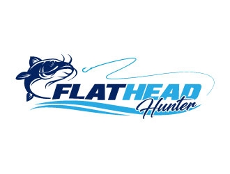 FlatHead Hunter logo design by daywalker