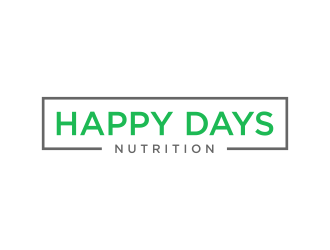 Happy Days NUTRITION logo design by p0peye
