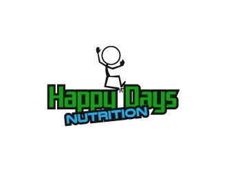 Happy Days NUTRITION logo design by aryamaity