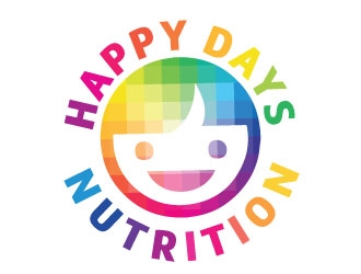 Happy Days NUTRITION logo design by Neverless