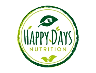 Happy Days NUTRITION logo design by akilis13