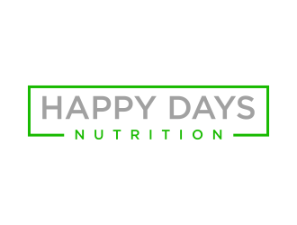 Happy Days NUTRITION logo design by yoichi