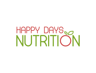 Happy Days NUTRITION logo design by Jhonb