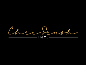 Chic Stash, Inc. logo design by puthreeone