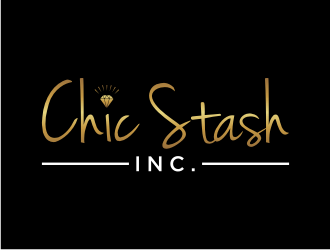 Chic Stash, Inc. logo design by puthreeone