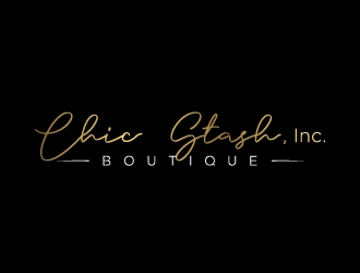 Chic Stash, Inc. logo design by pambudi