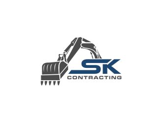 SK Contracting  logo design by Franky.