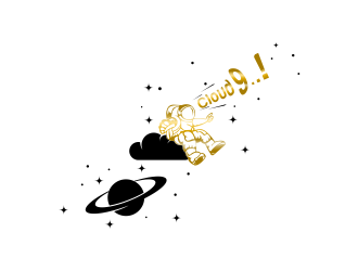 Cloud 9  logo design by Kanya